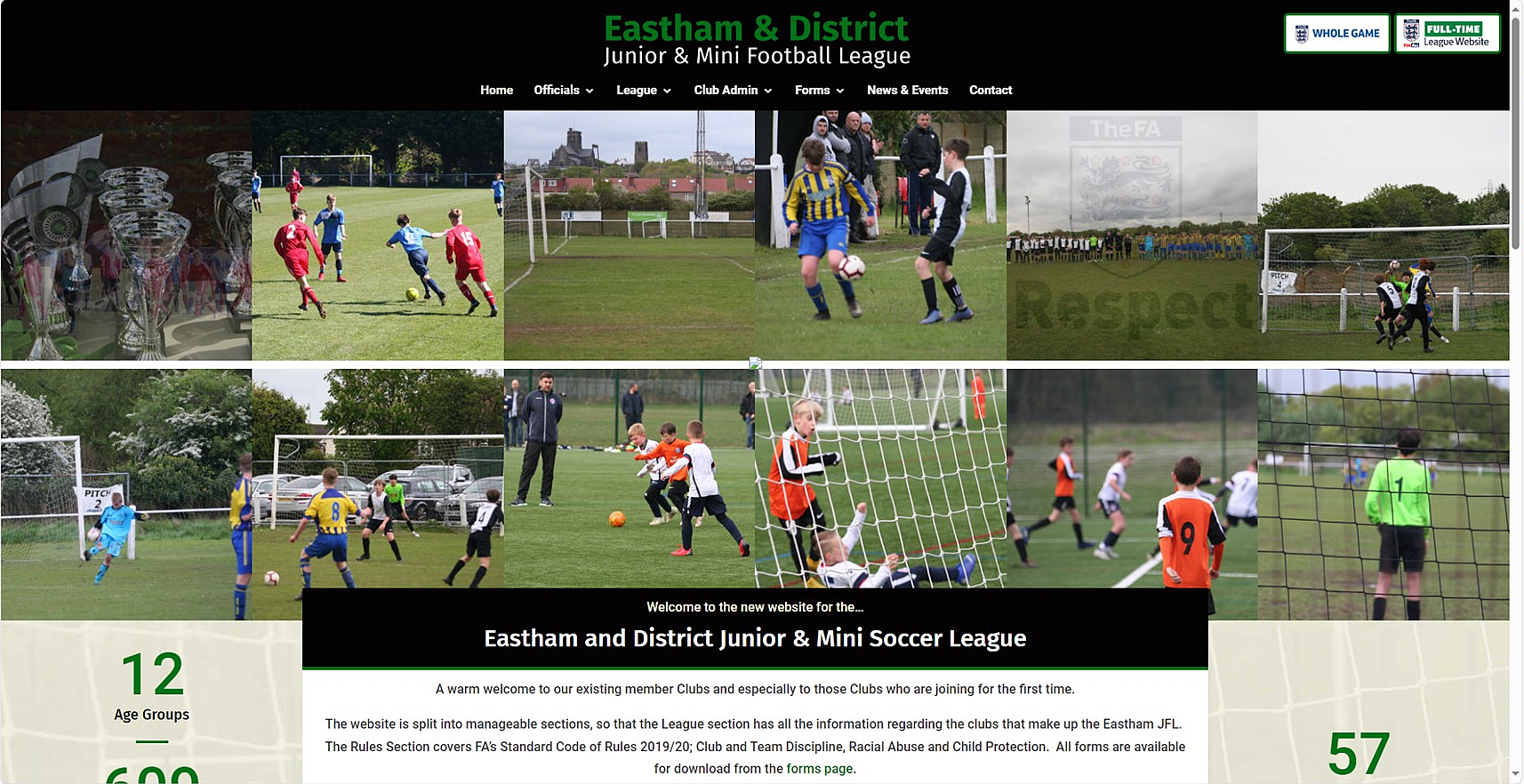 Eastham Junior Football League
